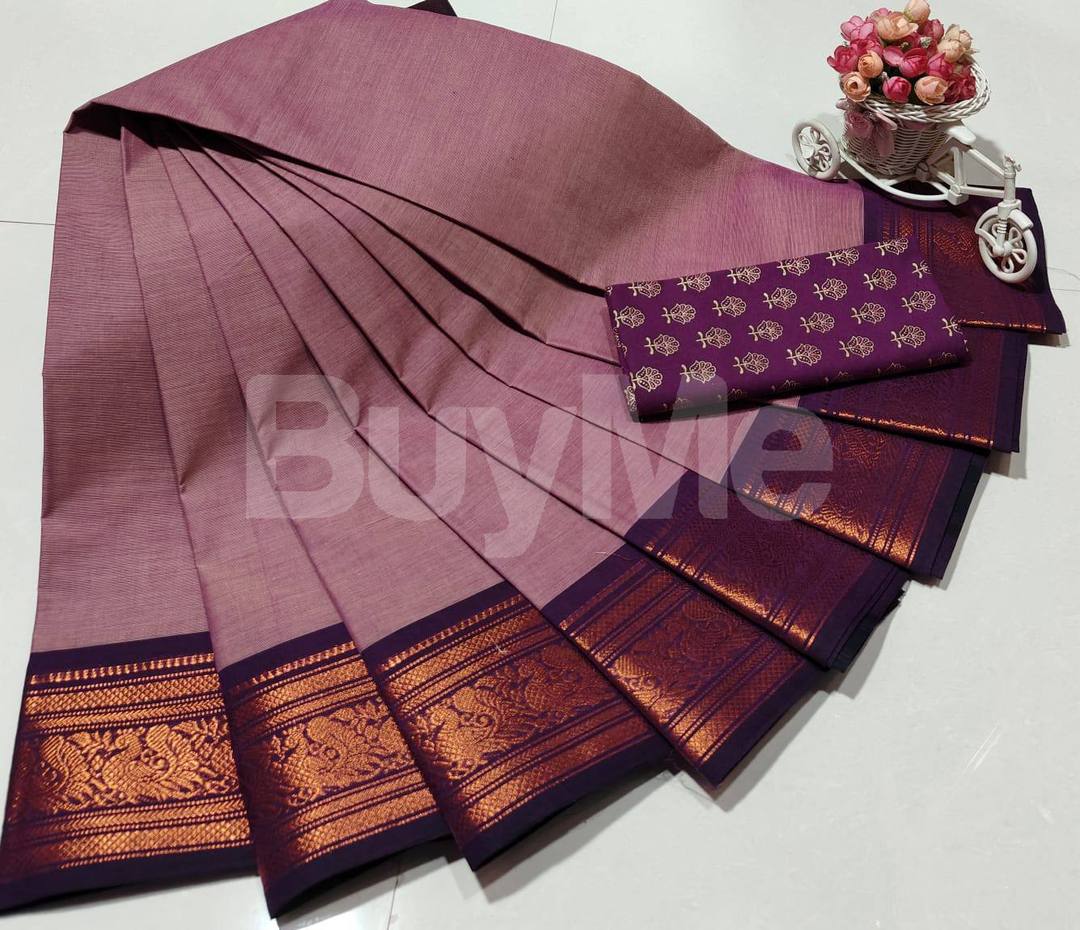 CHETTINAD ROYAL PLAIN SAREE