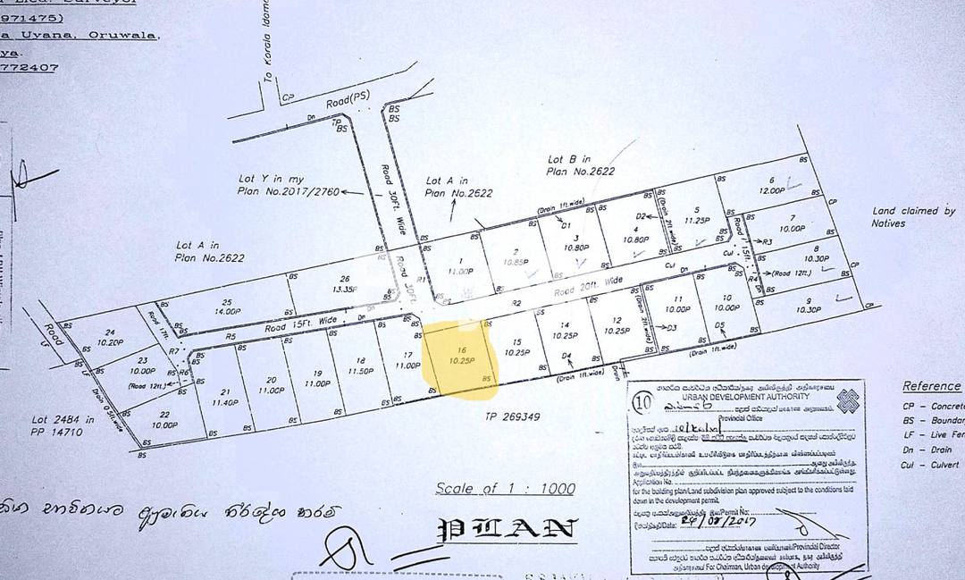 LAND FOR SALE IN KAHATHUDUWA - CITY OF LIFE