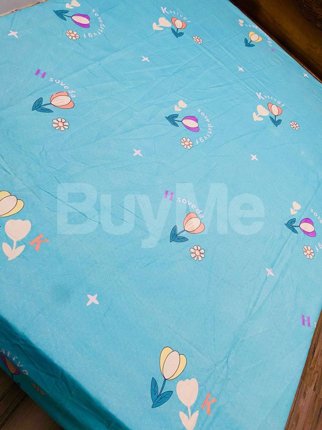 STUNNING BEDSHEET - LIGHT BLUE