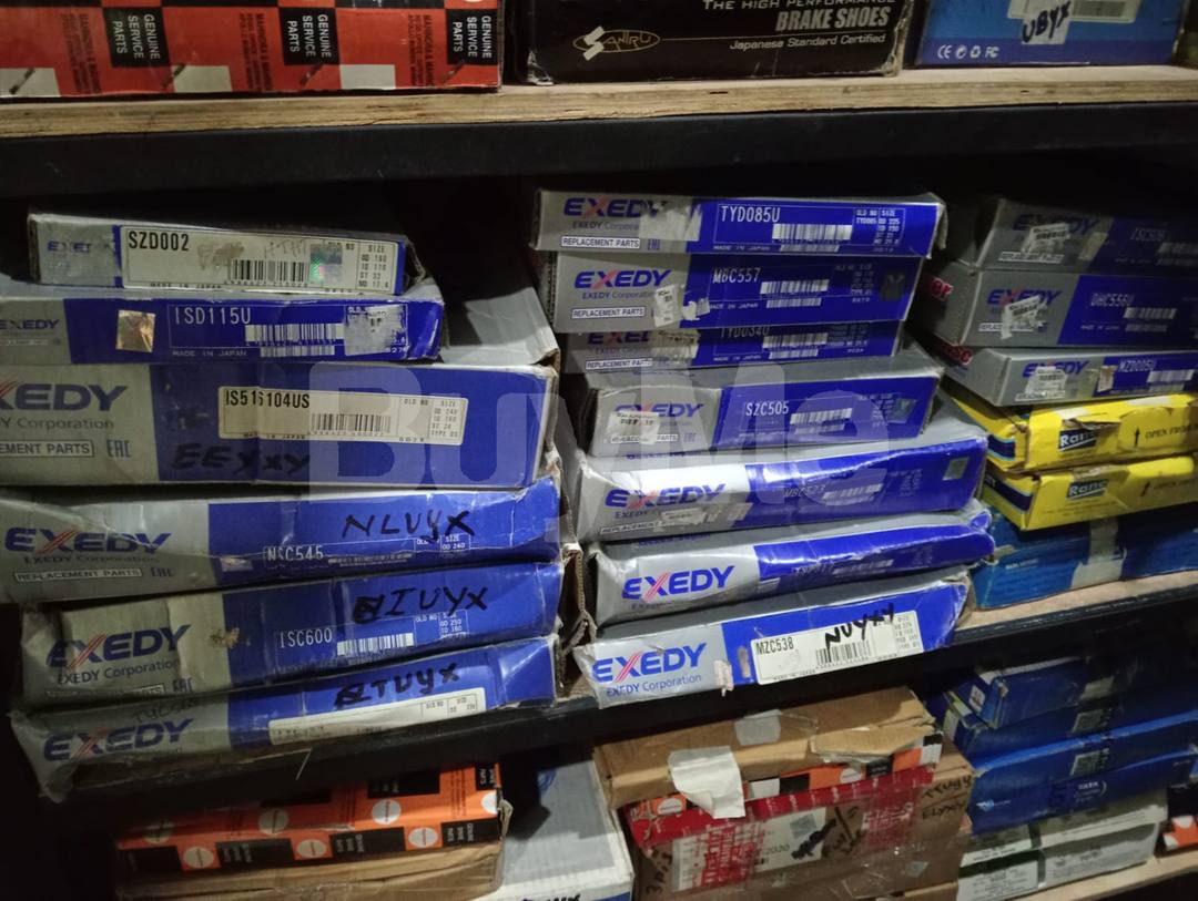 ALL VEHICLE SPARE PARTS - EXEDY REPLACEMRNT PARTS (LOT SELLING)