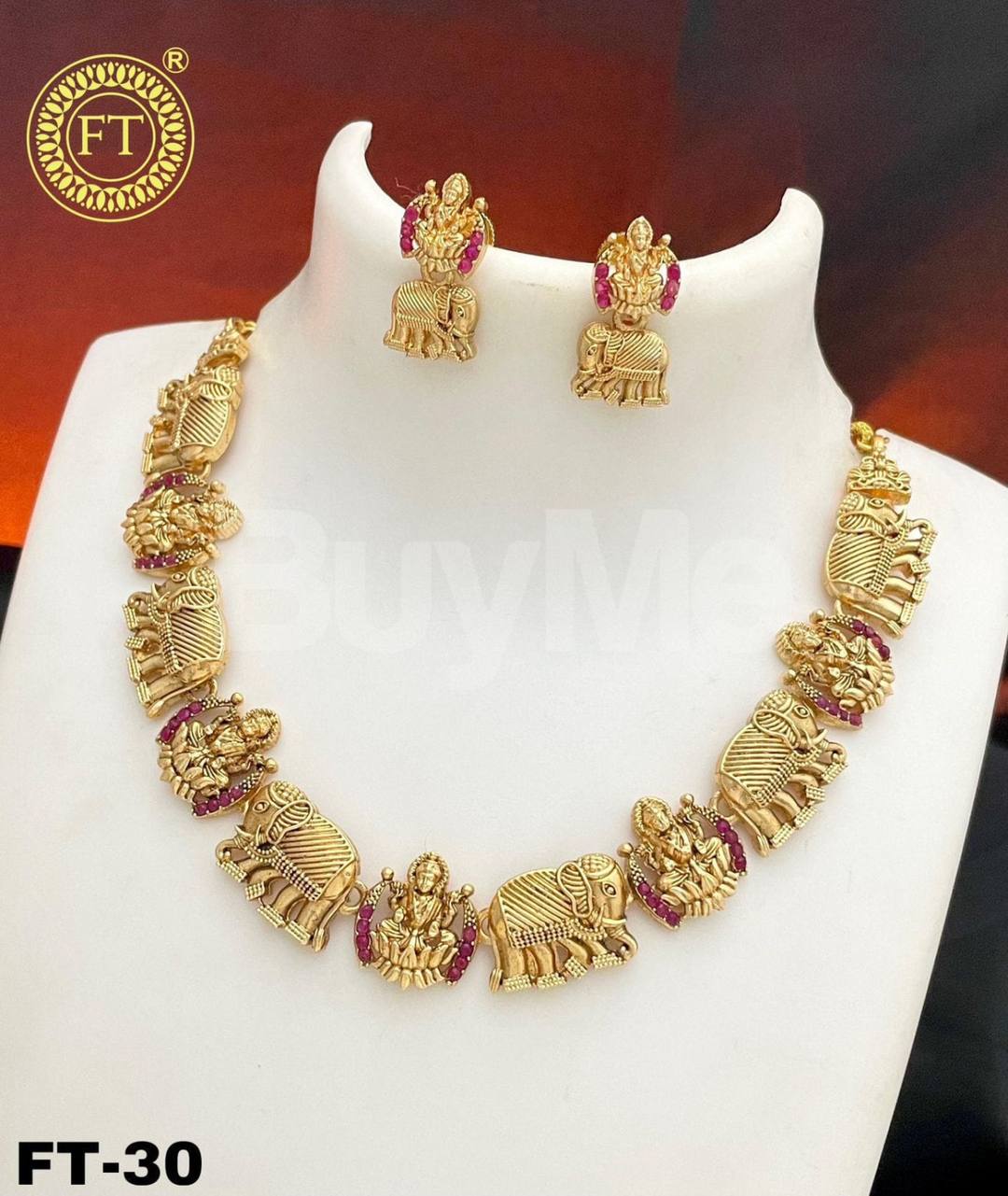 SIMPLE WEDDING WEAR NECKLACE SET