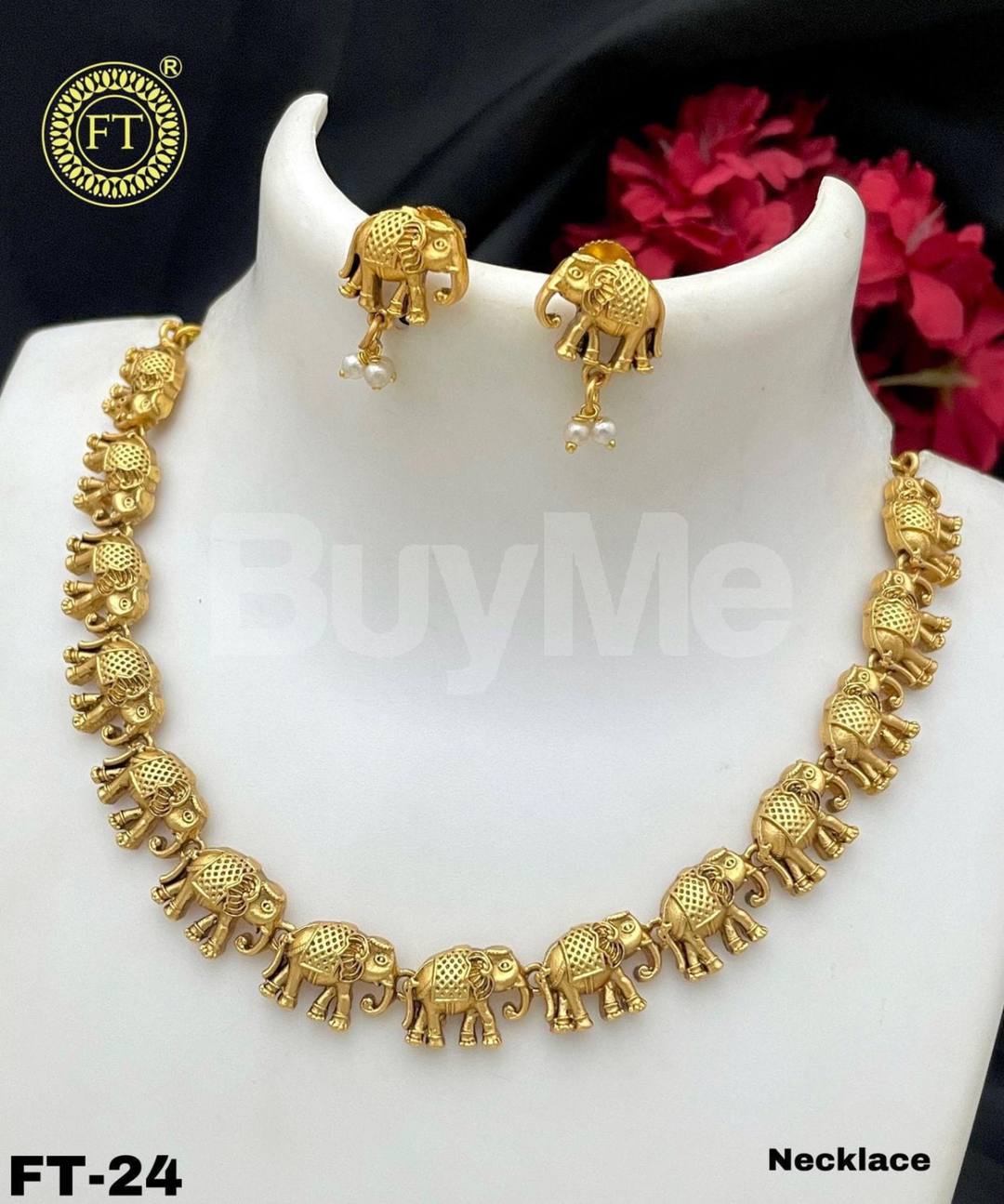SIMPLE WEDDING WEAR NECKLACE SET