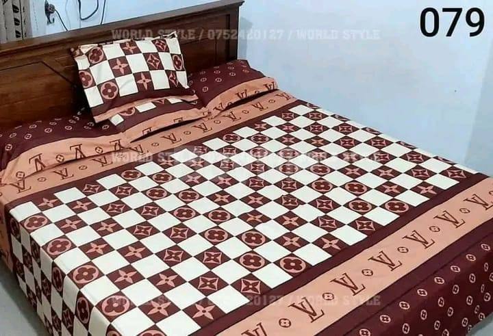 TWILL COTTON MATERIAL BEDSHEETS WITH PILLOW COVERS