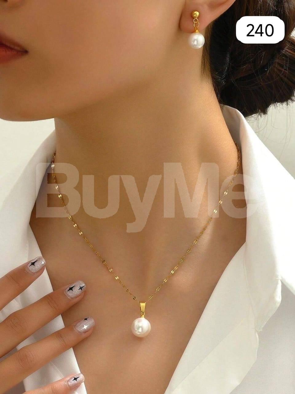 STAINLESS STEEL PEARL JEWELLERY