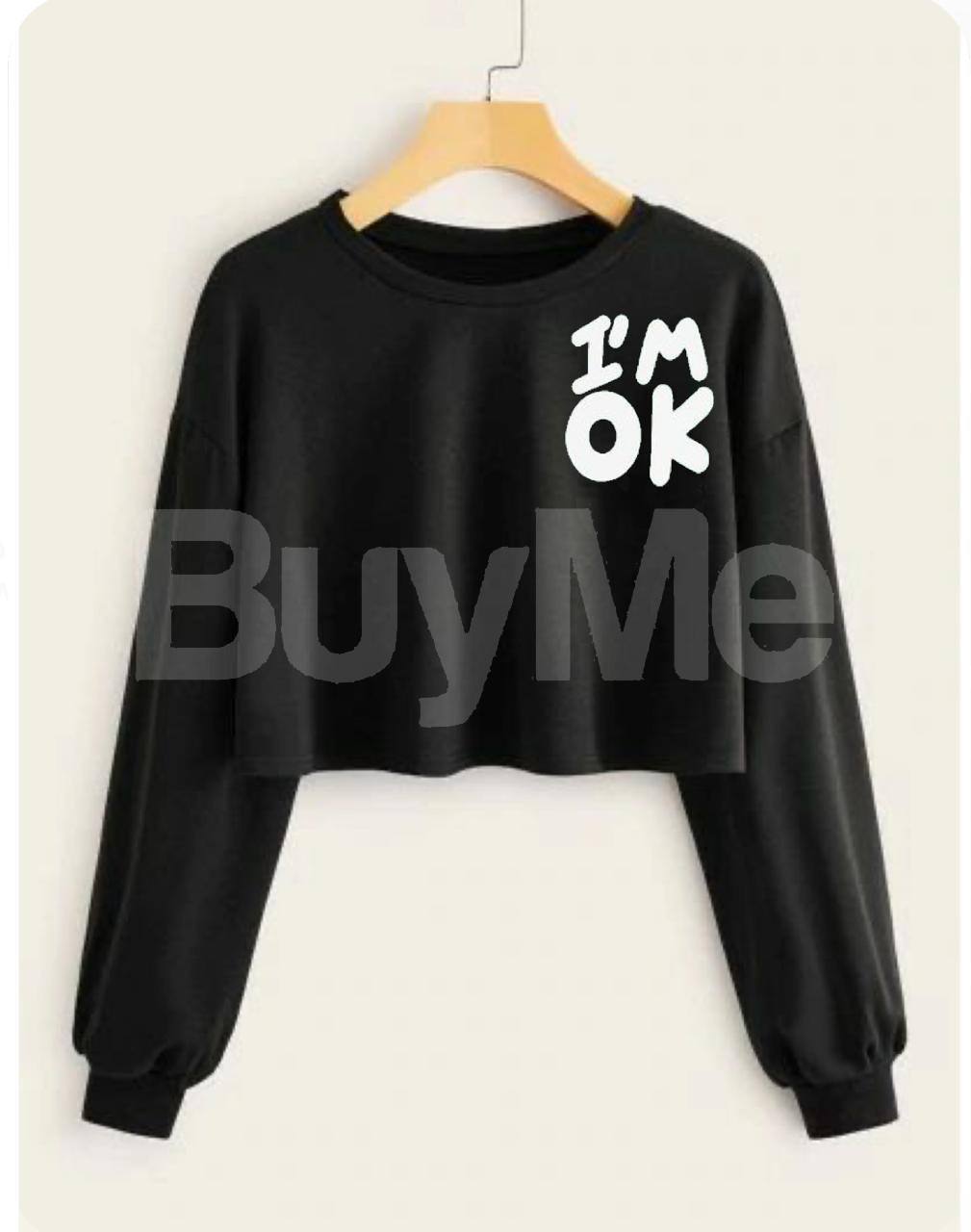 ELEGANT CROP TOP - BLACK