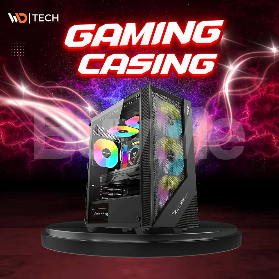 V SHENG BLACK GAMING CASING