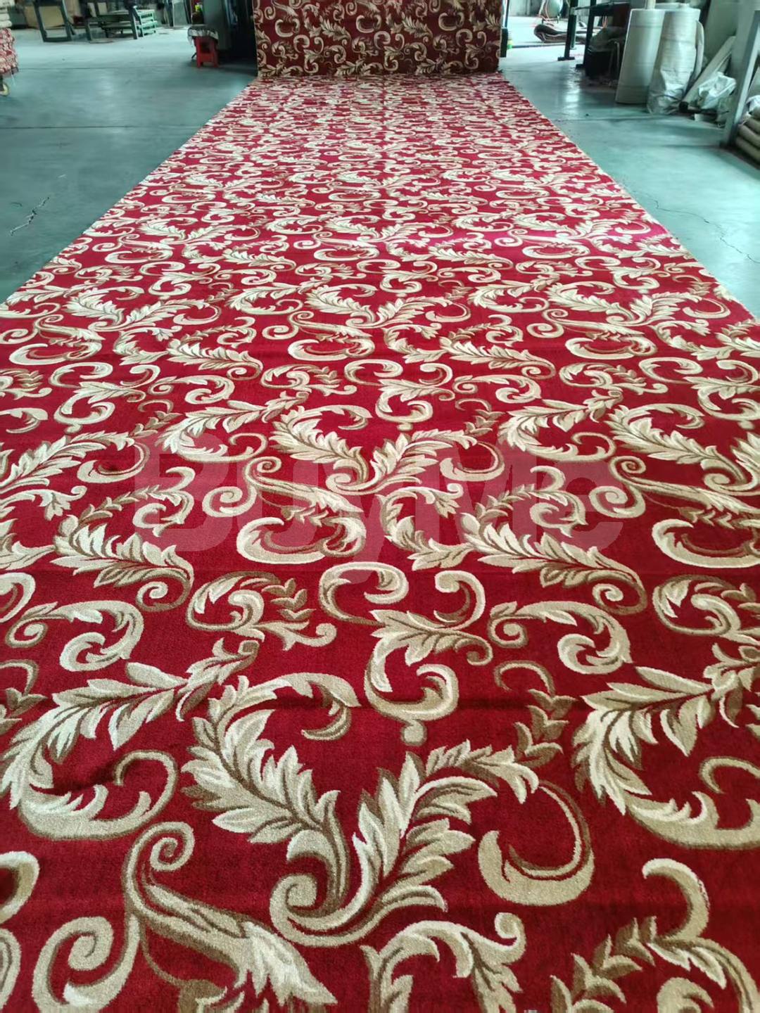 BANQUET HALL FLOOR CARPET ROLL - RED