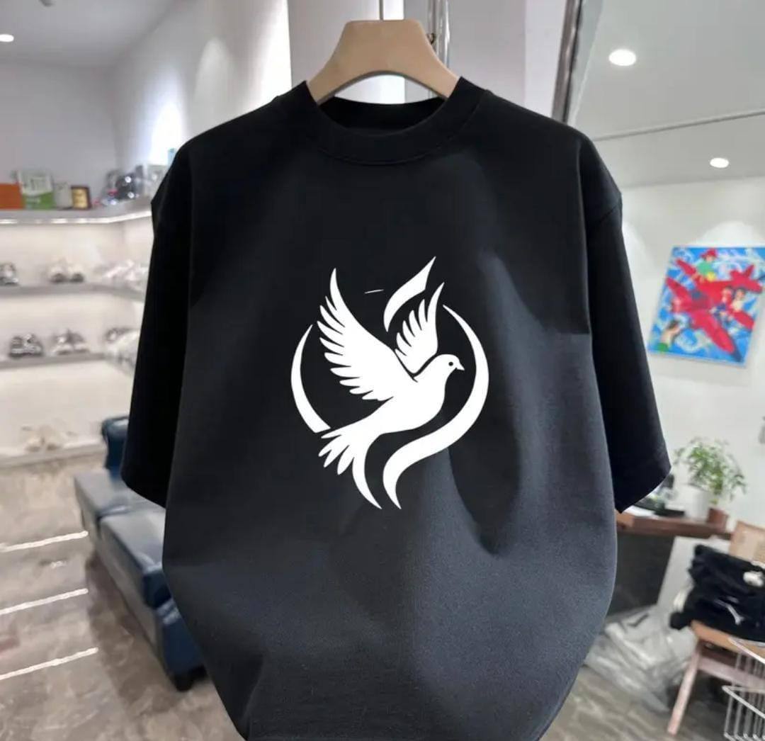 ELEGANT BAGGY T SHIRT - BLACK