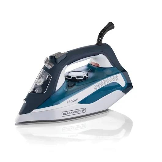 BLACK+DECKER 2400W MPP+ STEAM IRON WITH AUTO SHUTOFF AND CERAMIC SOLEPLATE