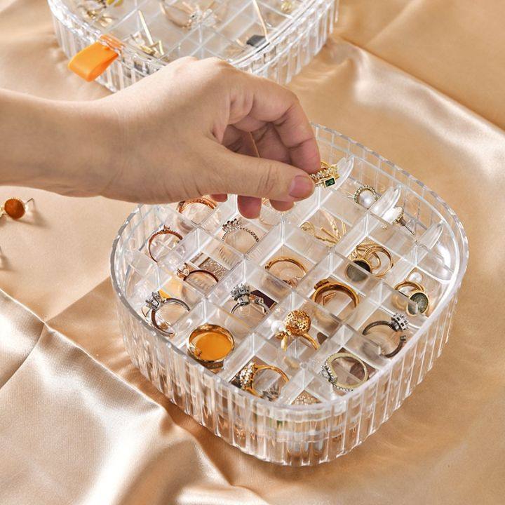 TRANSPARENT JEWELRY STORAGE BOX