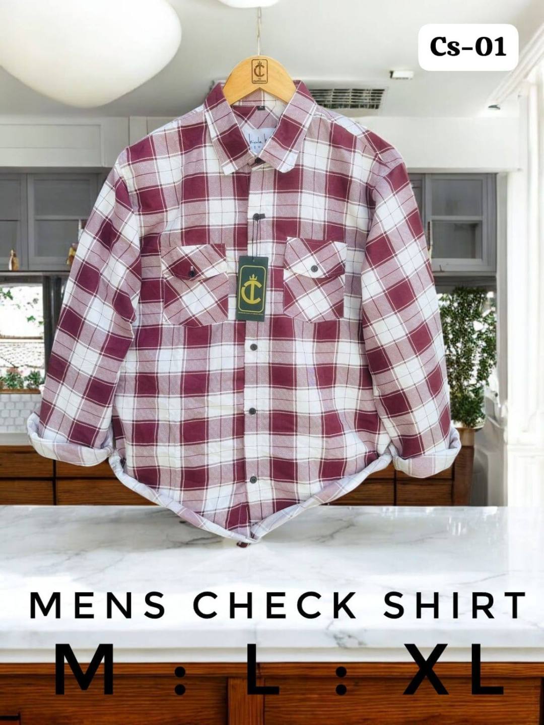 CHECK SHIRTS - PURPLE