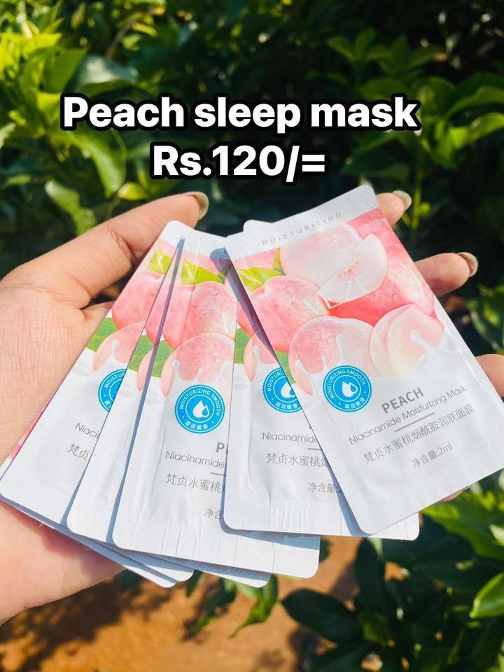 PEACH SLEEP MASK