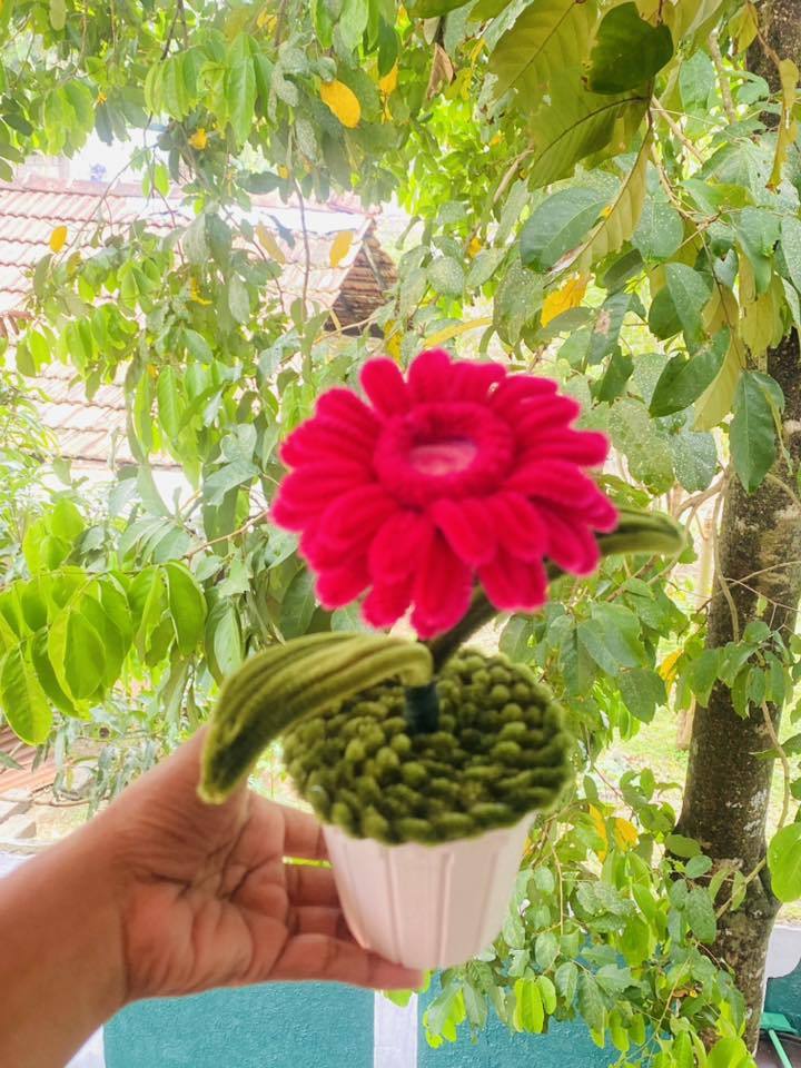 PINK FLOWER POT