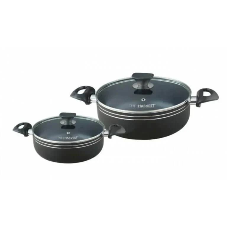 HARVEST 4 PCS COOKWARE SET WITH GLASS LID 3356 [SUPPORTS INDUCTION COOKTOPS]