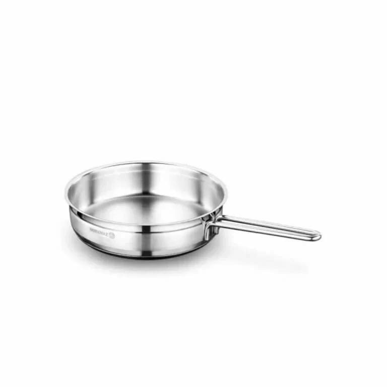 KORKMAZ ALPHA STAINLESS 26CMX6CM FRYPAN A1023 [SUPPORTS INDUCTION COOKTOPS]