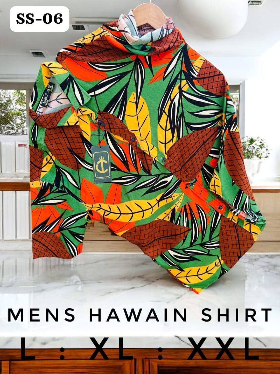 STUNNING MENS PRINTED HAWAIN SHIRT