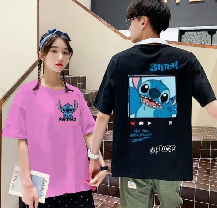 STUNNING COUPLE T SHIRT - PINK