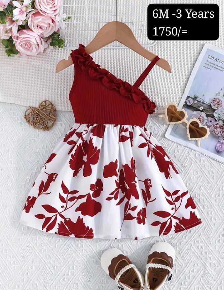 RED AND WHITE FROCK COLLECTION