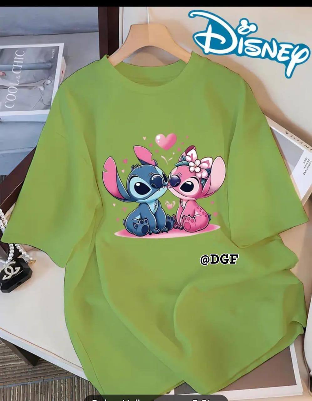 DAZZLING PRINTED T SHIRT - OLIVE GREEN