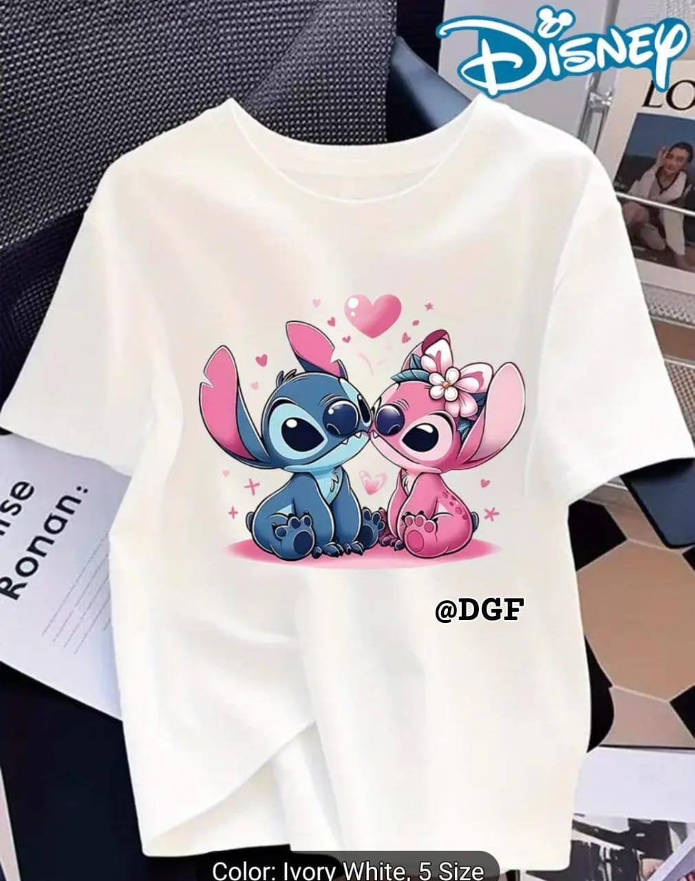 DAZZLING PRINTED T SHIRT - WHITE