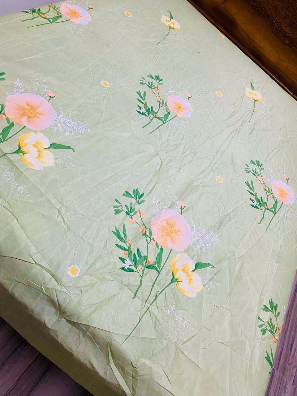 PRINTED BEDSHEETS - GREY