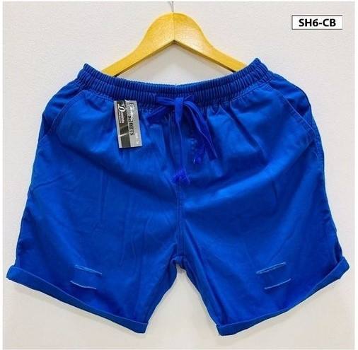 DAZZLING MENS PATCH SHORT - BLUE