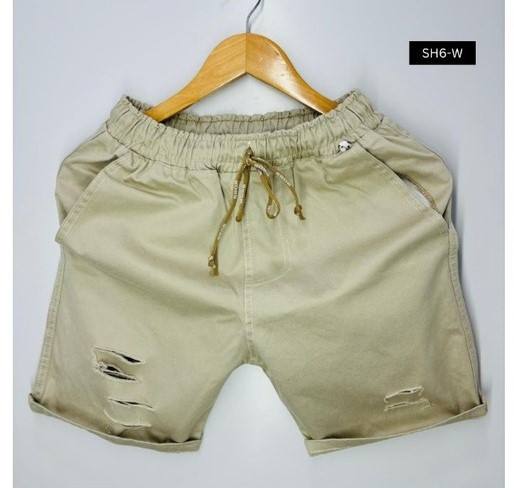 DAZZLING MENS PATCH SHORT - WHITE