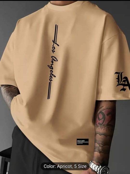 DAZZLING PRINTED T SHIRT - BEIGE