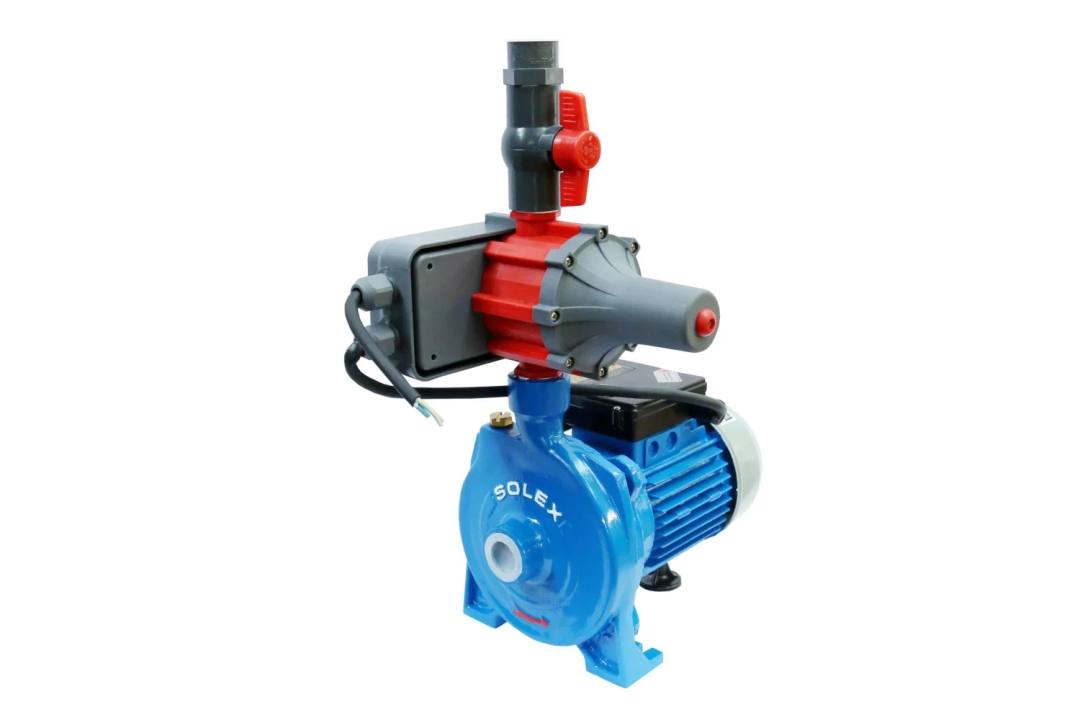 SOLEX SINGLE PHASE WATER PUMP WITH PRESSURE REGULATOR [1HP] SXPC 130/1