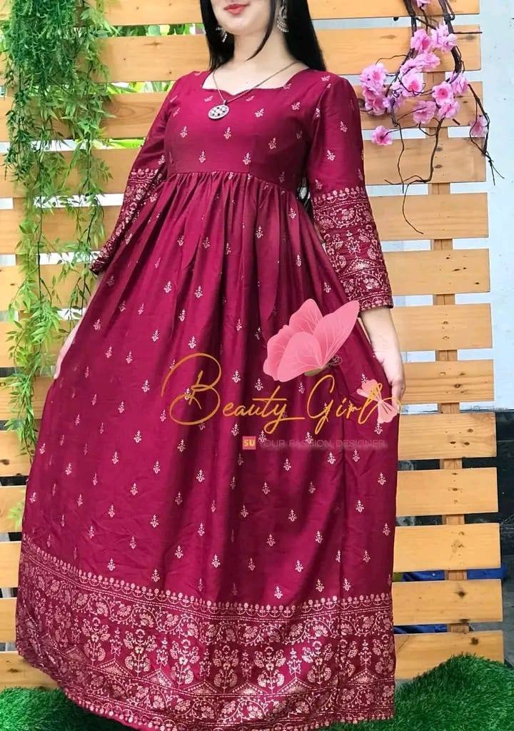 LONG FROCK - LADIES FROCK DESIGN