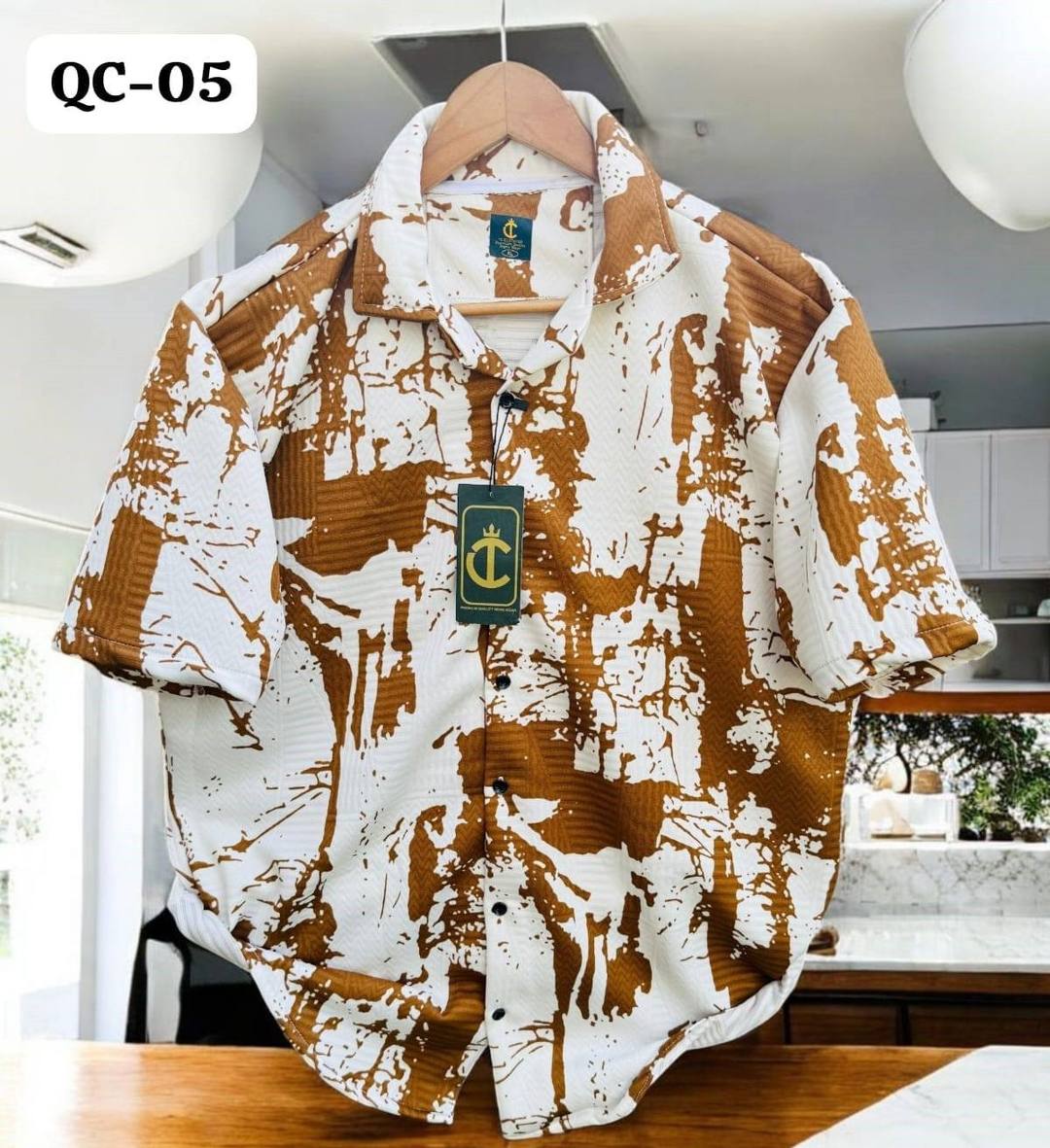 STUNNING MEN'S OVERSIZE SHIRT - YELLOW