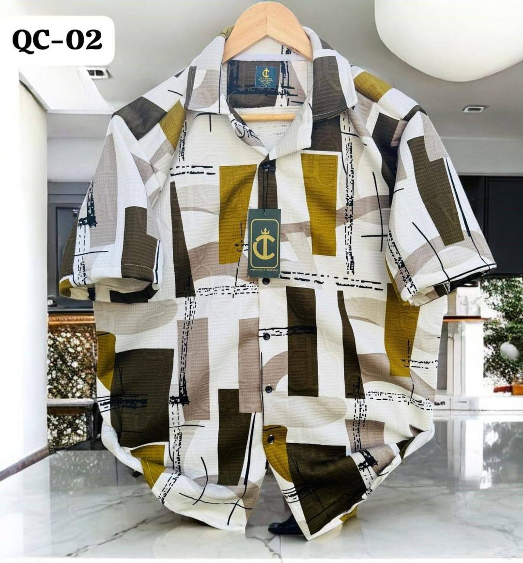 STUNNING MEN'S OVERSIZE SHIRT - BROWN