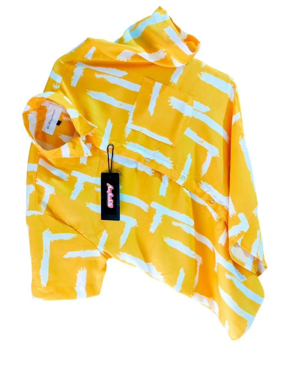 ELEGANT MENS SHIRTS - YELLOW