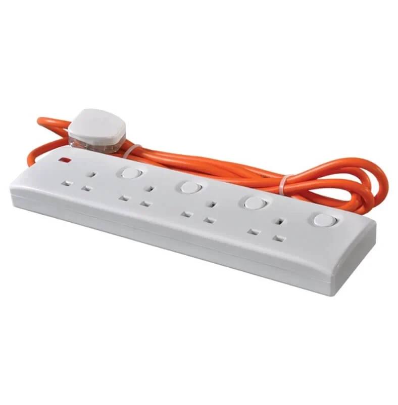 ORANGE 10M EXTENSION CORD TRAILER SOCKET