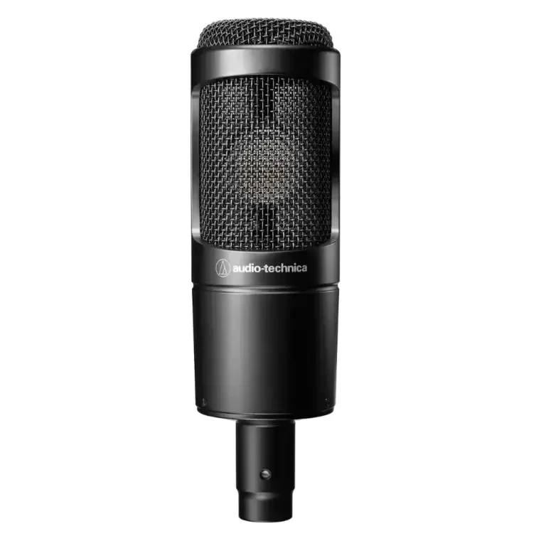 AUDIO-TECHNICA CONDENSER MICROPHONE WITH SHOCK MOUNT | AUDIO-TECHNICA AT2035