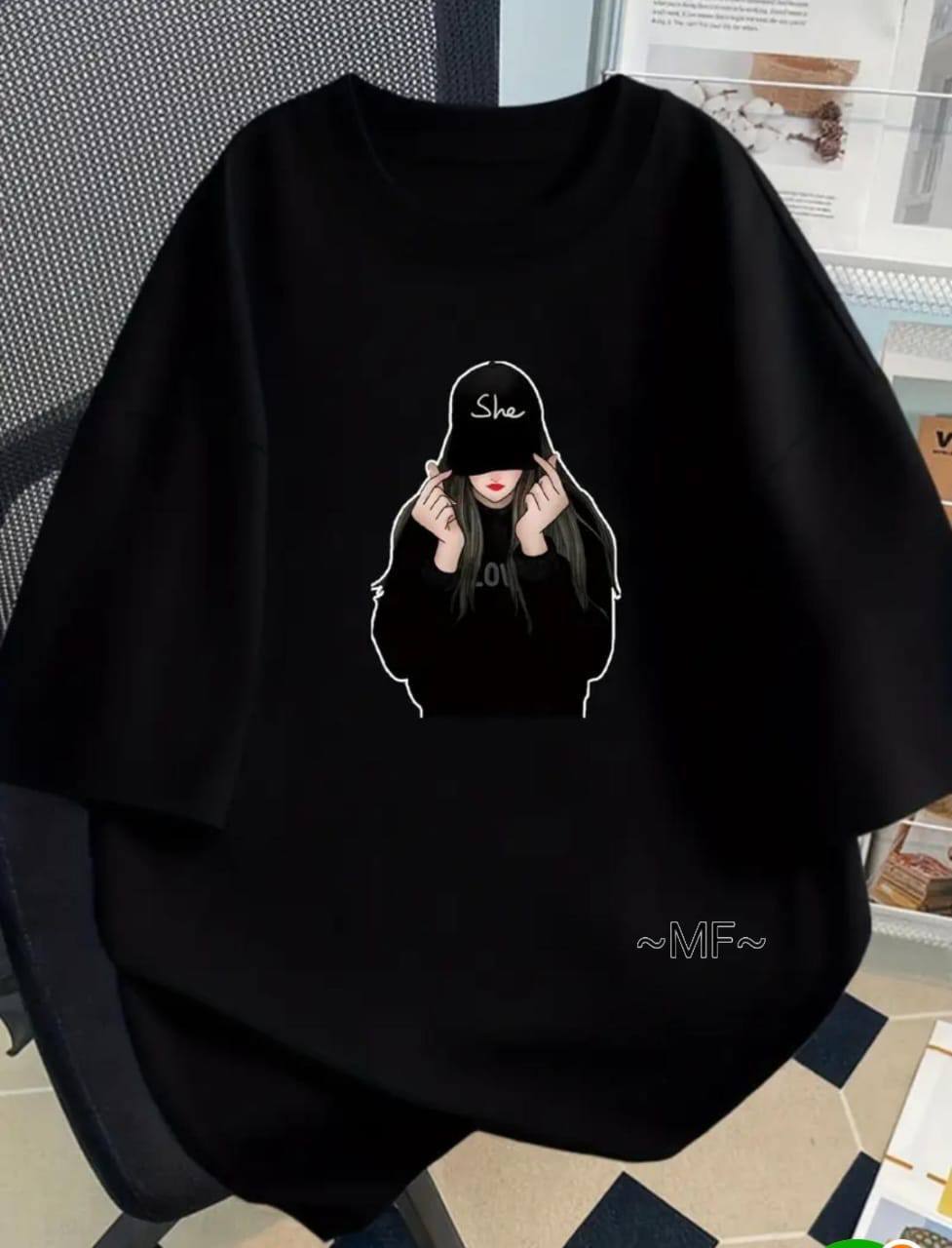 CASUAL & TRENDY TEE - BLACK