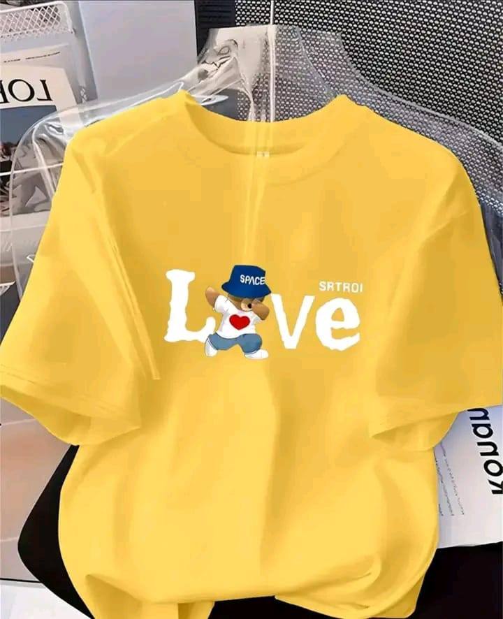 T SHIRT DESIGN - YELLOW DESIGN T SHIRT