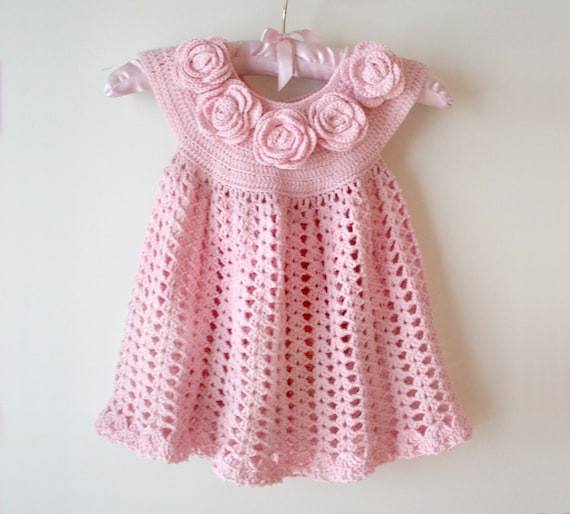 CUTE PINK FROCK FOR CHILDREN