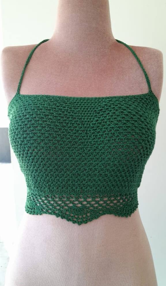 BEAUTIFULLY HANDMADE CROP TOP AVAILABLE FOR SALE