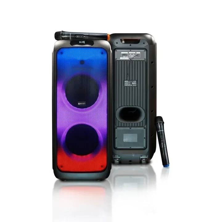 FUJI PORTABLE BLUETOOTH SPEAKER + FREE 2 WIRELESS MIC FUBS-8220