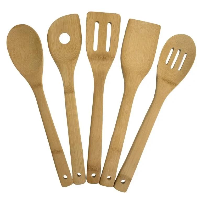 BAMBOO 5 PIECE COOKING UTENSIL SET – MDGF014