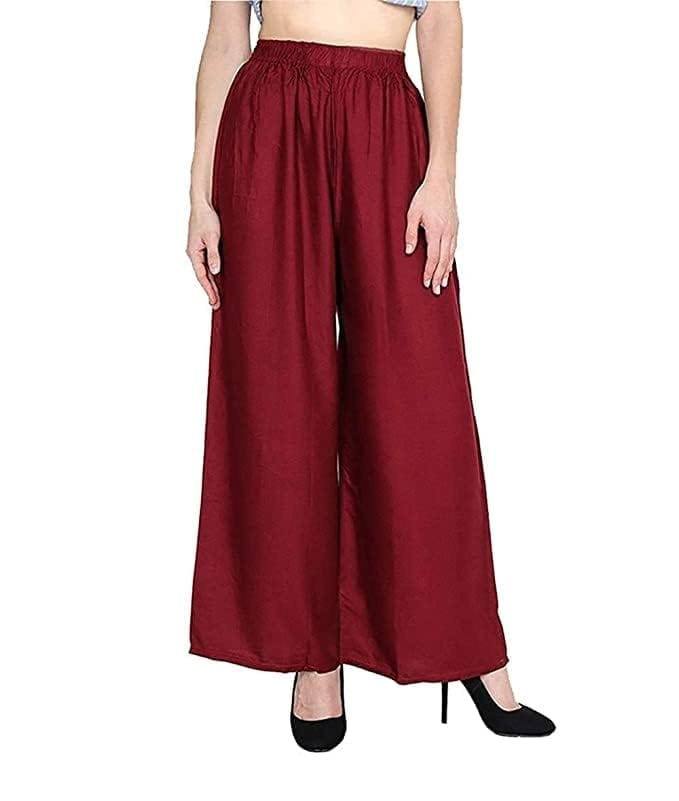 WOMEN'S PLAZZO PANTS️️️ - RED