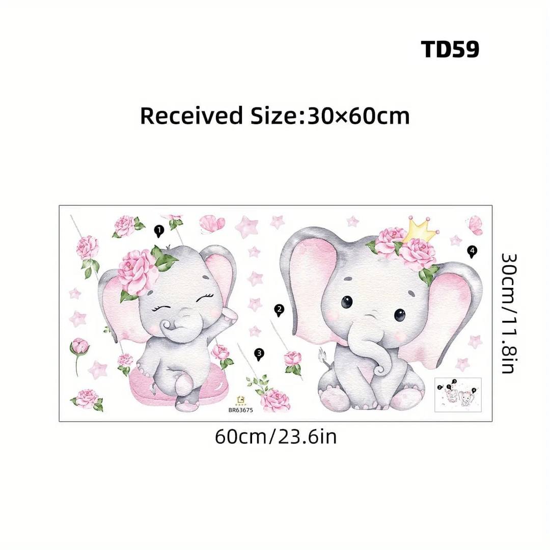 ELEPHANT WALL STICKERS