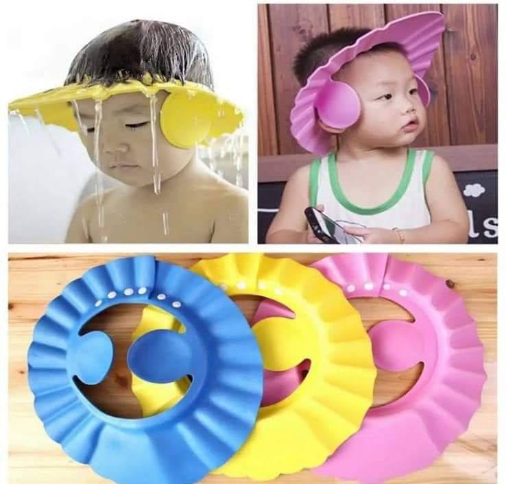 ADJUSTABLE BABY BATH SHOWER CAP