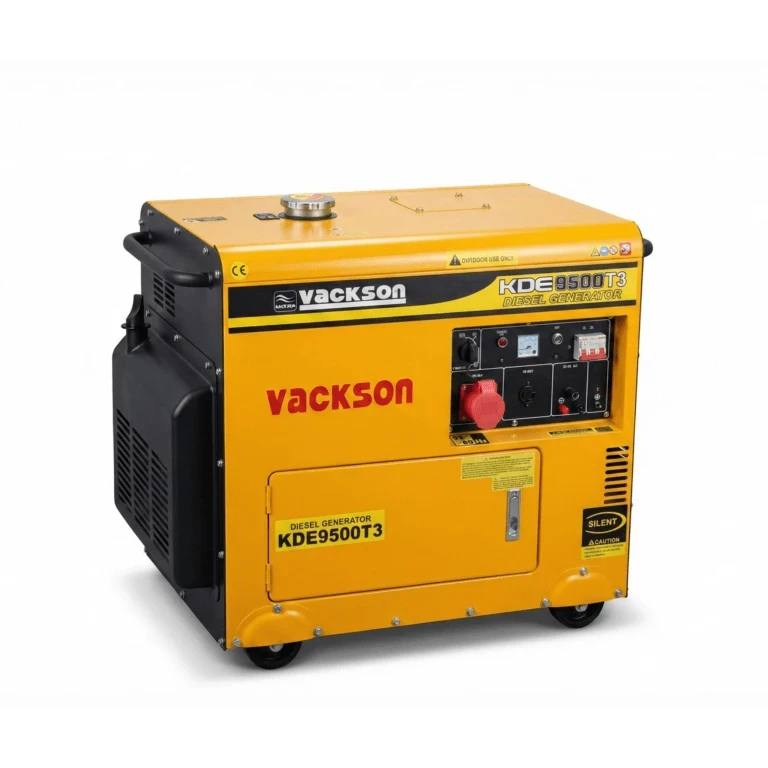 VACKSON DIESEL 3 PHASE SILENT GENERATOR 8KV – KDE9500T3