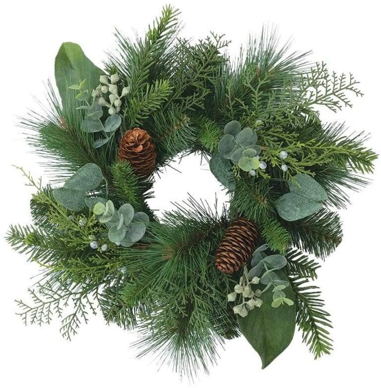 CHRISTMAS RING WITH PINE CONES FOR SALE