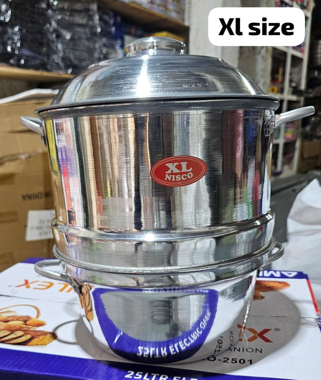 XL SIZE STEAMER ALUMINIUM