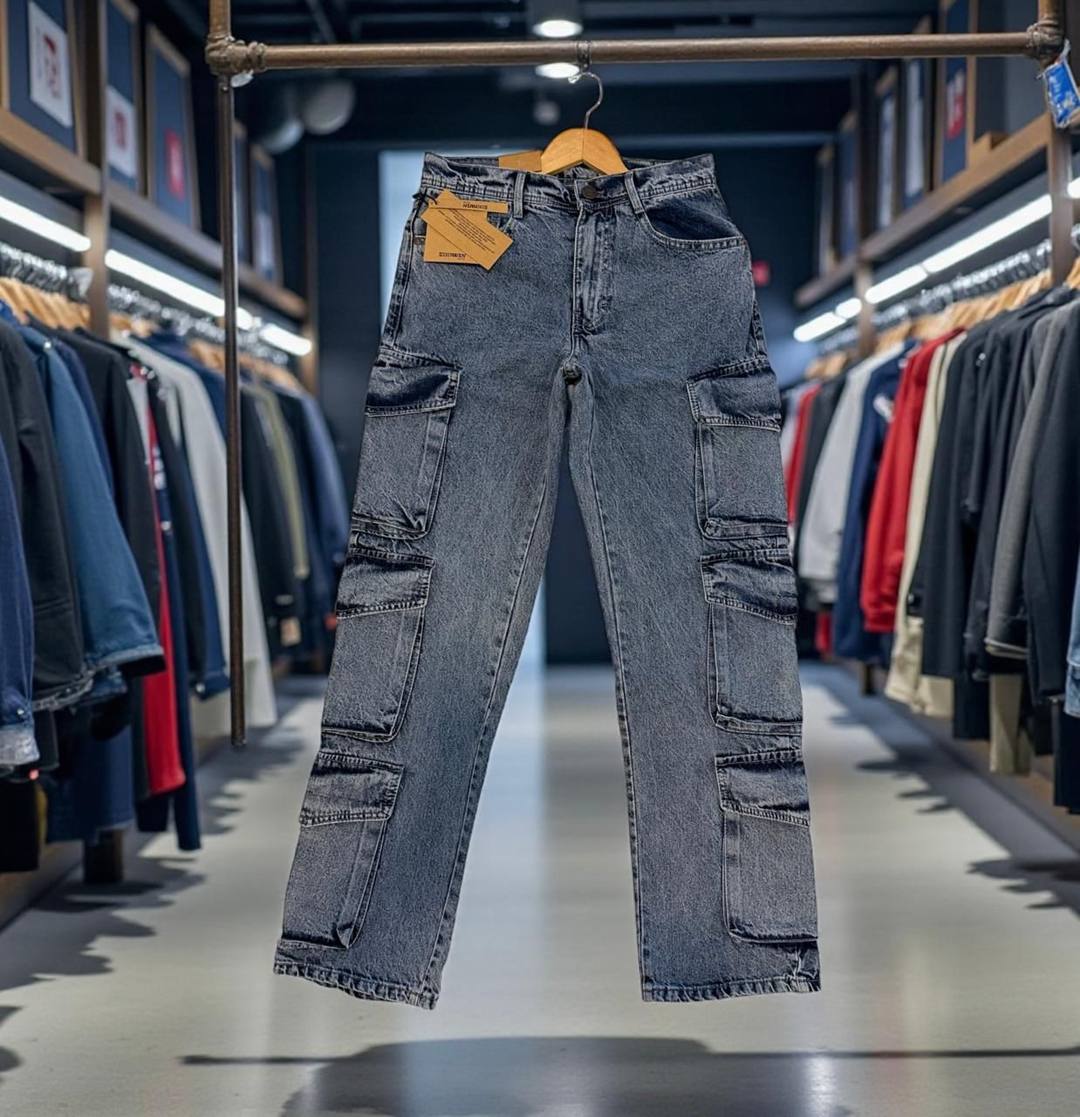 10 POCKET BIG FOLD DENIM AVAILABLE ON SALE