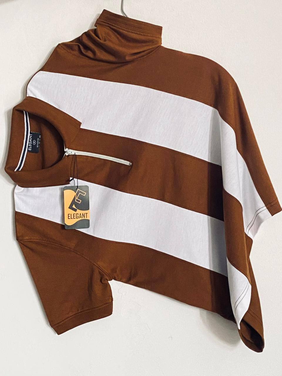 TWO TONE COLLAR T-SHIRT AVAILABLE FOR SALE