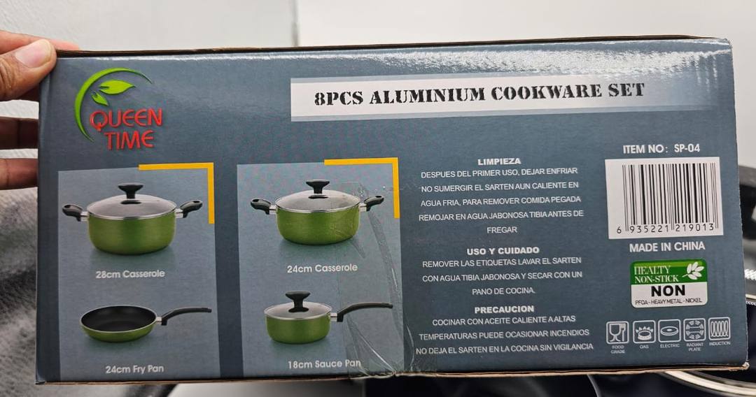 8PCS NON-STICK COOKWARE SET FOR SALE